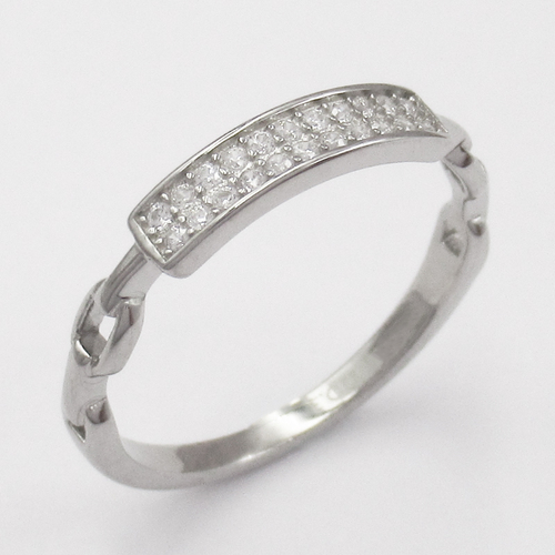 Silver Zircon Ring
