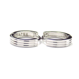 Silver Plain Huggies