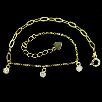 Silver Zircon Bracelet